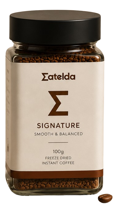 Signature freeze-dried instant coffee jar